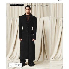 Salt murphy Gianni black coat